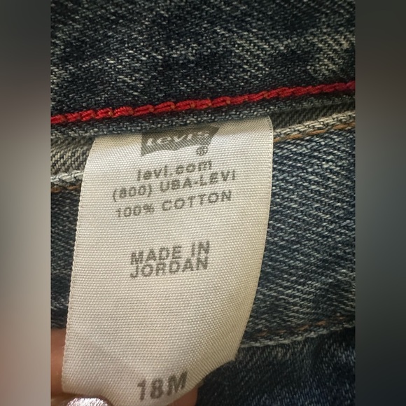 Vintage Levis 550 Relaxed Tapered Jeans Blue Size 18 M Misses - Picture 11 of 13